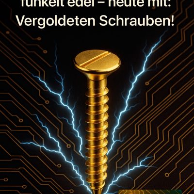 Korrodin Screw Icon – Today, It’s All About Gold-Plated Screws!