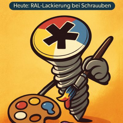 Korrodin Screw Icon Gets Some Color! Today: RAL Coatings for Screws