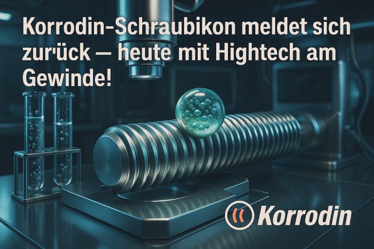 Korrodin-Schraubikon: Mikroverkapselung – integrierte Sicherungslösung für Schrauben